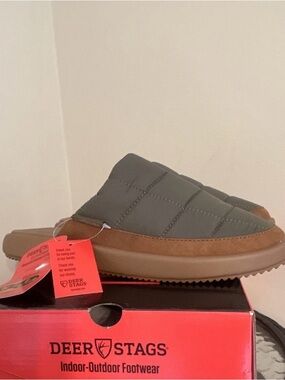 Deer Stags Quilted Sliperooz Oslo